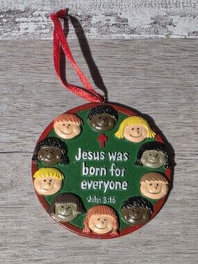 Jesus Was Born for Everyone Christmas Around the World Ornament g67d